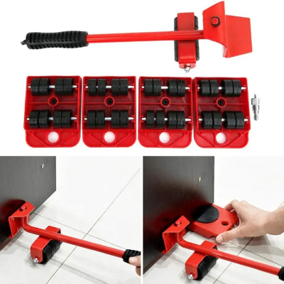 Buy 5Pcs Furniture Moving Heavy Hand Tool set Furniture Lifter Mover for Sofa Bed Cabinet Wheel Bar + Mover Roller Transport" Online at Best Price In Bangladesh