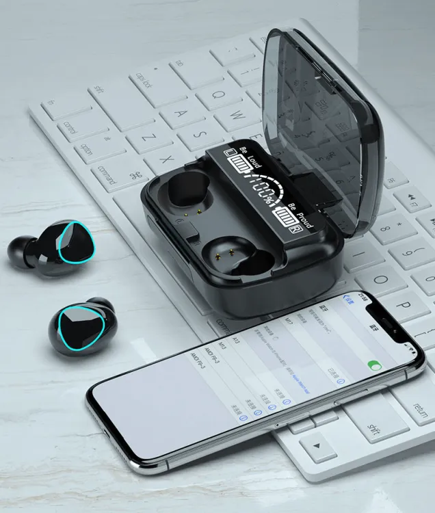 Buy M10 TWS Wireless Bluetooth V5.1 Headphone Mini Earphone Stereo Sport Earbuds Touch Key LED Display Waterproof Headset with Microphone Online at Best Price In Bangladesh