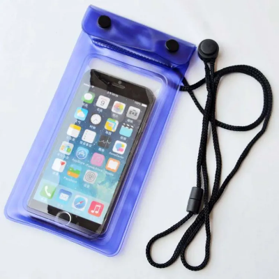 Buy Three Layers Waterproof Sealed Transparent Mobile Bag Cover for Protection in rain & Swimming Fits for Any Android and iPhone Universal Size Mobile Phone Online at Best Price In Bangladesh