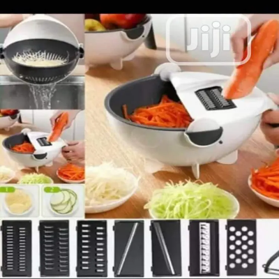 Buy New 9 In 1 Multifunction Magic Rotate Vegetable Cutter - Effortless Vegetable Preparation - Kitchen Essential Online at Best Price In Bangladesh