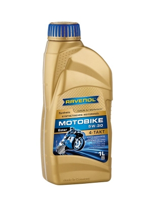 Picture of RAVENOL MOTOBIKE 4-T ESTER SAE 5W-30 FULL SYNTHETIC - 1 L
