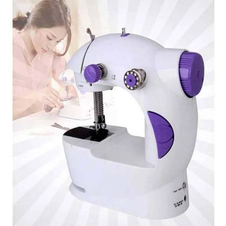 Buy "Portable Mini Sewing Machine Household Electric Crafting Mending Machine with Foot Pedal And Light"Online in Bangladesh