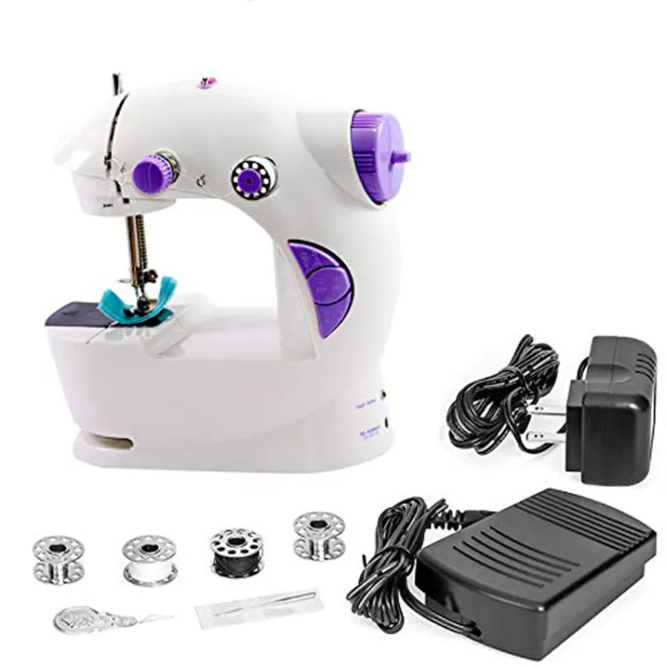 Buy "Portable Mini Sewing Machine Household Electric Crafting Mending Machine with Foot Pedal And Light"Online in Bangladesh