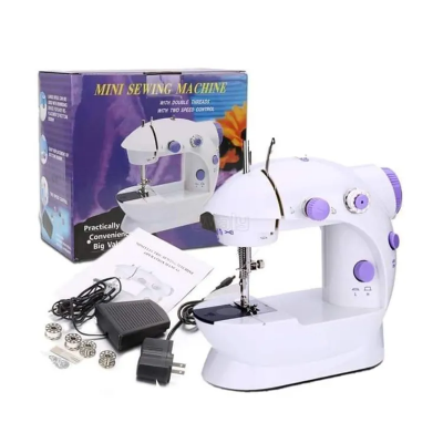Buy "Portable Mini Sewing Machine Household Electric Crafting Mending Machine with Foot Pedal And Light"Online in Bangladesh