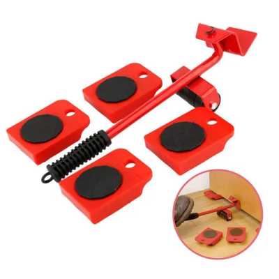 Buy 5Pcs Furniture Moving Hand Tool set Furniture Lifter Mover for Sofa Bed Cabinet Wheel Bar + Mover Roller Transport  Online in Bangladesh