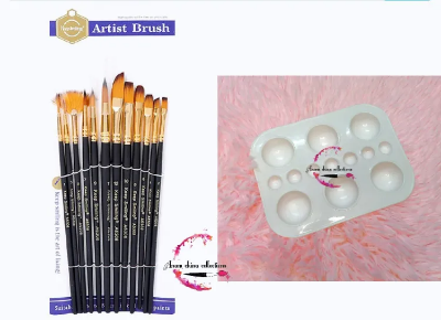 Picture of Keepsmiling আর্টিস্ট ব্রাশ সেট এবং ট্রে কম্বো