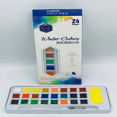 Picture of Keepsmiling জলের রঙ সলিড স্বচ্ছ সেট 24 রঙ