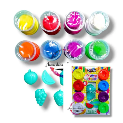 Picture of বাচ্চাদের diy ময়দার ক্লে এবং সরঞ্জাম সেট (8 পিস ক্লে এবং সরঞ্জাম)