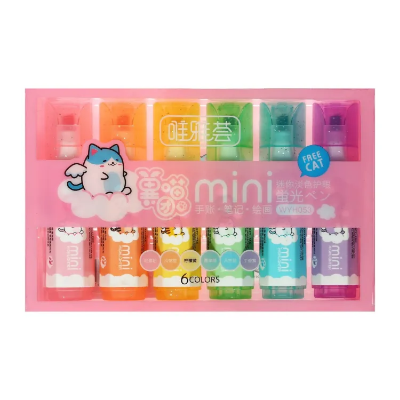 Picture of মিনি হাইলাইটার মার্কার্স 6 সেট