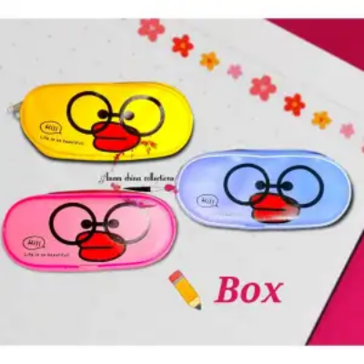 Picture of সুন্দর কার্টুন ফেস জিপার পেন্সিল বক্স 1 পিস