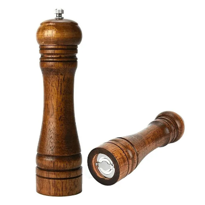 Buy Wood Pepper and Salt Grinder Wooden Color Enhance the Flavor of Your Meals with Freshly Ground Seasonings at Best Price In Bangladesh