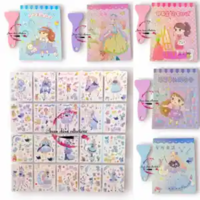 Picture of শাইনিং স্টিকার বুক সেট (98mm x 130mm- 1 বই 20 পৃষ্ঠা) (এলোমেলো 1 মডেল পাঠানো হয়)