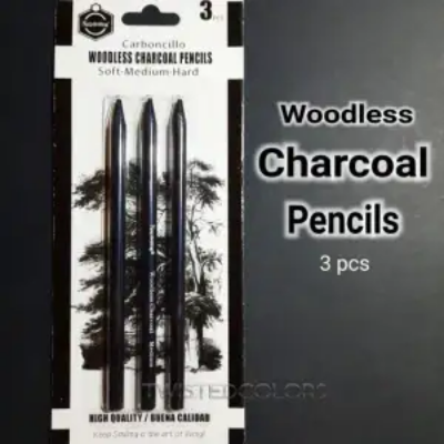 Picture of কিপসমিলিং উডলেস চারকোল পেন্সিল সেট (3 পিস এবং 6 পিস প্যাকেট)