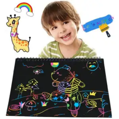 Picture of রেইনবো স্ক্র্যাচ পেপার নোট a4/a5