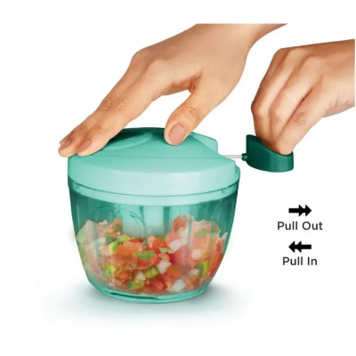 Buy রান্নাঘরের জন্য হ্যান্ডি চপার হ্যান্ডি কুইক কাটার-3 ব্লেড স্টেইনলেস স্টিল, পুল স্ট্রিং (350ml এবং 900ml) - onion at Best Price In Bangladesh