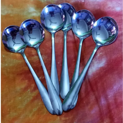 Buy NOVA 6 pcs stainless steel sup spoon Nova Black Berry stainless steel sup spoon for children , sup spoon 15 cm long sup spoon at Best Price In Bangladesh
