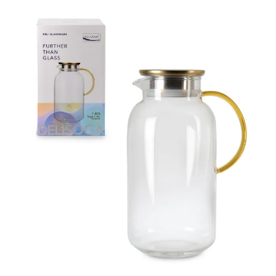 Buy Nifty Niche - Opulence at Its Best - GLASS PITCHER , Heat Resistant Pitcher GPH 603-2Y,2.52L - Kitchen & Dining - Must Have at Best Price In Bangladesh
