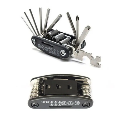 Buy 16 in 1 Bike Pocket Repair Tools Set Bicycle Multifunctional Tool Kit at Best Price In Bangladesh