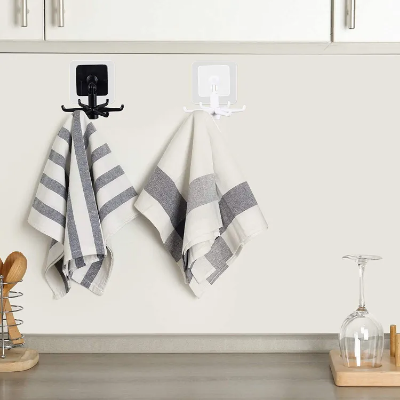 Buy 1 Pieces 360 Rotating Folding Hook Self-Adhesive 180 Degrees Vertical Flip Hook Waterproof Utility Hook for Home Bathroom Potty Seat Kitchen Office Towel, Black, White at Best Price In Bangladesh