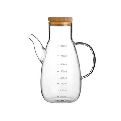 Buy 500ml High Borosilicate Glass Oiler Leak-Proof Oil Pot Home Kitchen Oil Bottle With Scale Suitable For Oil Liquid Vinegar at Best Price In Bangladesh