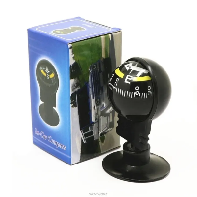 Buy Car Navigation Compass Suction Cup Compass 360 Degree Rotation Waterproof 2.28x1.26 Inch at Best Price In Bangladesh