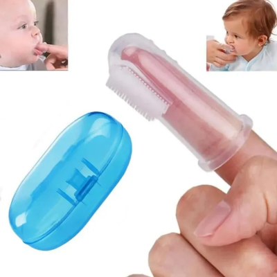 Buy 1 pcs Baby Toothbrush Infant Silicone Finger Brush Kids Rubber Cleaning Brush Massager Set for Baby Boys Girls Teet hbrush Dental Care at Best Price In Bangladesh