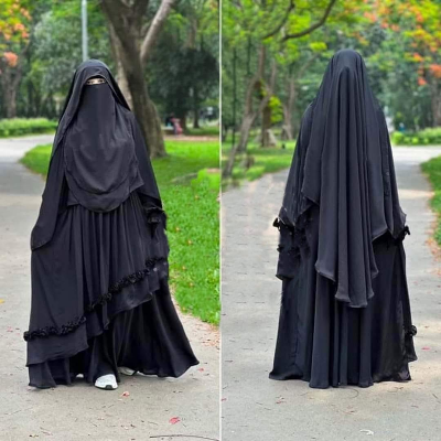 Buy Borka irani kaftan Abaya - Mohua Six With Hijab at Best Prices in Bangladesh
