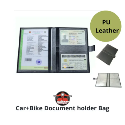 Buy  Bike & Car Document Holder Wallet Bag Pu Leather at Best Prices in Bangladesh