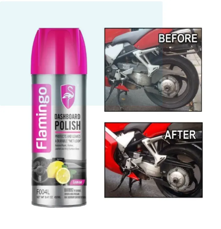 Buy  Flamingo Dashboard Polish - 450 ml - Keep Your Car's Interior Looking Pristine and Shiny with this High-Quality Automotive Care Product at Best Prices in Bangladesh