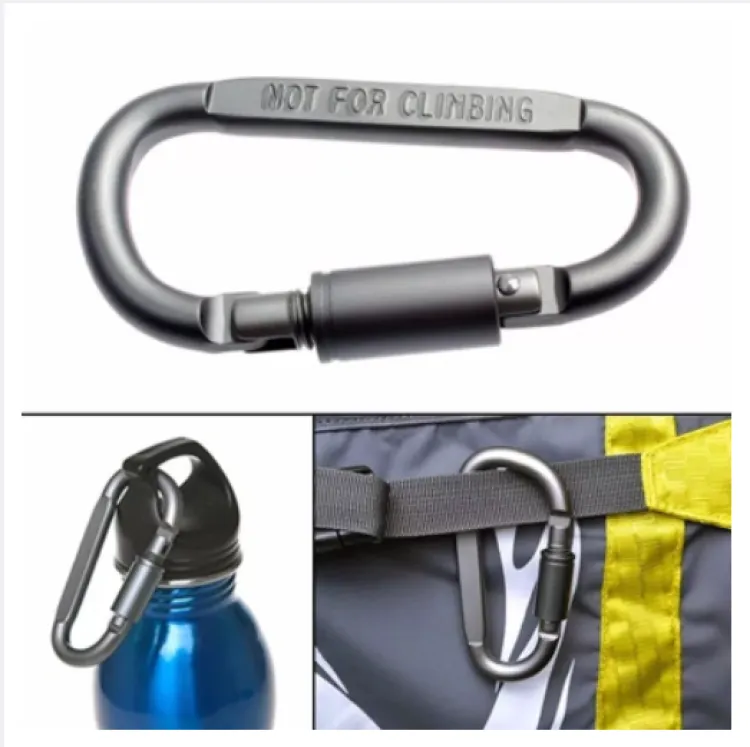 Buy Super Strong Aluminum Alloy D Ring Hook Clip - Heavy-duty and Versatile Clip for Outdoor Activities and Travel - Securely Attach Gear and Accessories  at Best Prices in Bangladesh