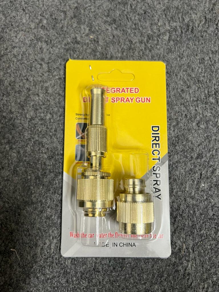 Buy High Pressure Water Gun 3/8 size Household Pure Copper Direct Spray Gun Flower Watering Tool Adjustable Pressure Washer, for BIke, Car Wash at Best Prices in Bangladesh