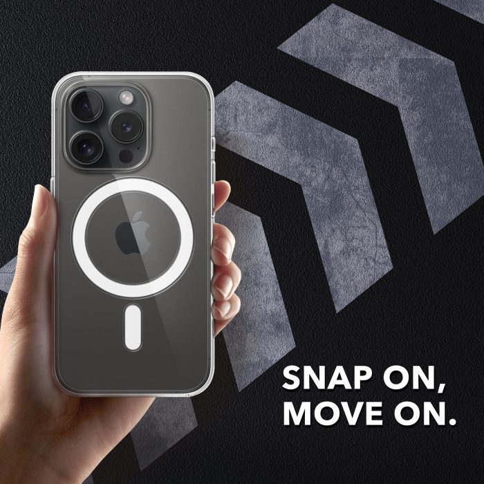 Buy Anker iPhone 15 Pro Clear Magnetic Phone Case Transparent Online at Best Price