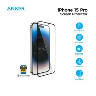 Buy Anker iPhone 15 Pro Screen Protector (Tempered-Glass) Online at Best Price