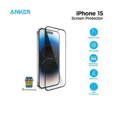 Buy Anker iPhone 15 Screen Protector (Tempered-Glass) Online at Best Price