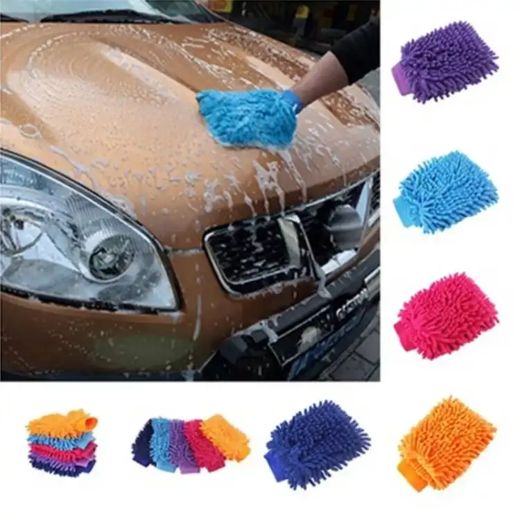Buy   1pcs Car or Bike Wash Gloves Towel Microfiber Car or Bike Cleaning Care Detailing Tools Chenille Soft Towel For Automotives at Best Prices in Bangladesh