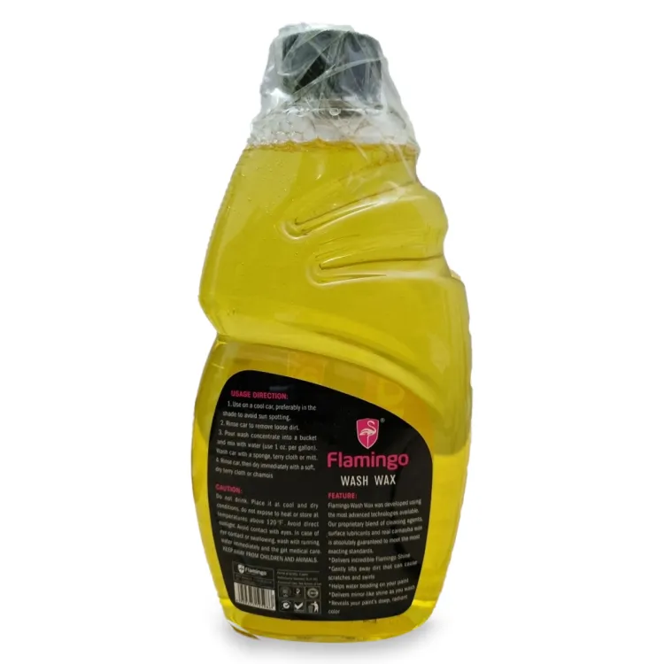 Buy  vanced Formula with 500 ml with Flemingo Wax Ultra Shine Wash and Wax, Motorcycle Washing Liquid Cleaning Shampoo - car accessories at Best Prices in Bangladesh