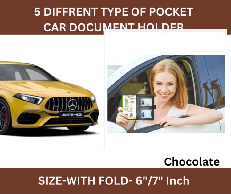 Buy Premium Car Document Holder Bag - Ideal for Car Papers and Documents - Document Cover, Car Document Pouch, Vehicle Document Holder at Best Prices in Bangladesh