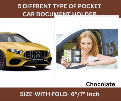 Buy Premium Car Document Holder Bag - Ideal for Car Papers and Documents - Document Cover, Car Document Pouch, Vehicle Document Holder at Best Prices in Bangladesh
