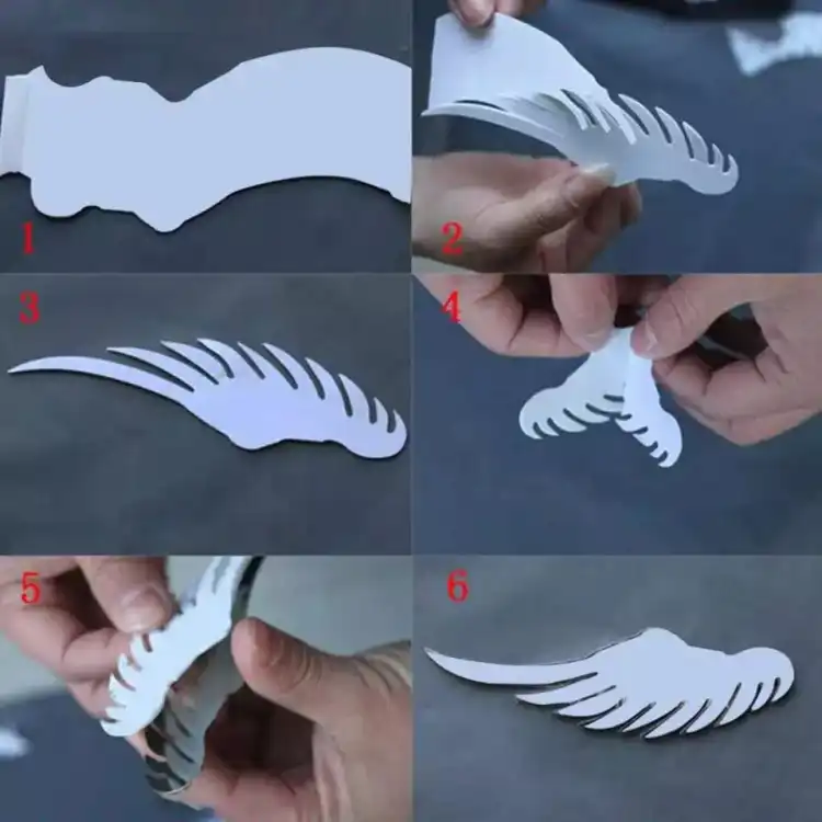 Buy  Personalized Decal-Stainless Metal Car Sticker Metal Angel Wings Car Sticker Badge Wings Decoration Sticker For Vespa/bmw Audi Ford Volkswagen Toyota Car 1 Pair   online at Best Prices in Bangladesh