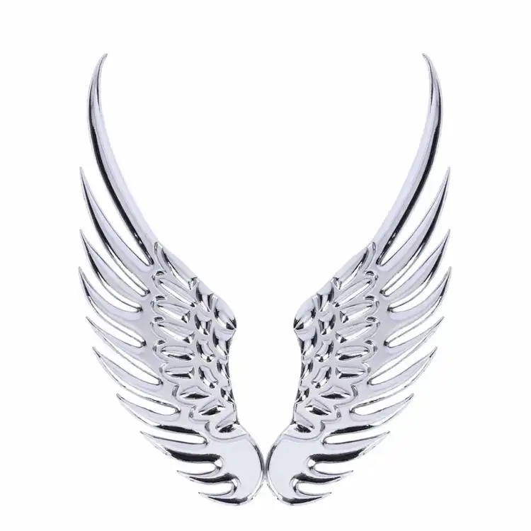 Buy  Personalized Decal-Stainless Metal Car Sticker Metal Angel Wings Car Sticker Badge Wings Decoration Sticker For Vespa/bmw Audi Ford Volkswagen Toyota Car 1 Pair   online at Best Prices in Bangladesh