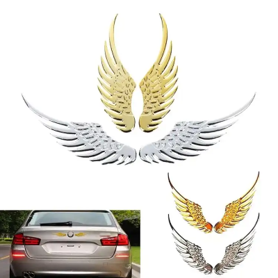 Buy  Personalized Decal-Stainless Metal Car Sticker Metal Angel Wings Car Sticker Badge Wings Decoration Sticker For Vespa/bmw Audi Ford Volkswagen Toyota Car 1 Pair   online at Best Prices in Bangladesh