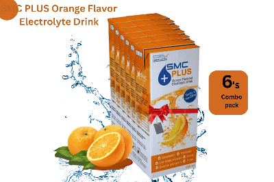 Picture of SMC PLUS Orange Flavor Electrolyte Drink ( 6's Combo Pack)