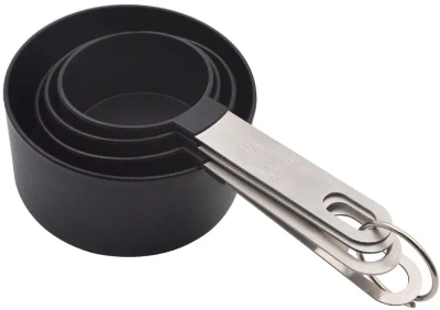 Buy Stainless Steel Handle Plastic Measuring Cup Measuring Spoon 8 Piece Set - Cup and Spoon at Best Price In Bangladesh