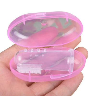 Buy Baby Finger Toothbrush Silicon Toothbrush+Box Children Teeth Clear Soft Silicone Infant Tooth Brush Rubber Cleaning Baby Care at Best Price In Bangladesh