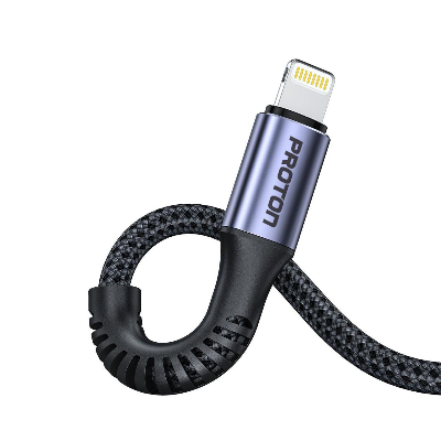 Buy Premium Nylon Braided Fast Charging lightning Cable for IPhone at Best Price In Bangladesh