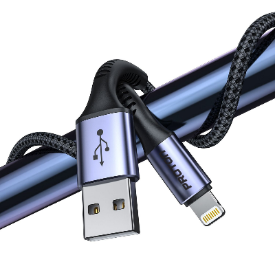 Buy Premium Nylon Braided Fast Charging lightning Cable for IPhone at Best Price In Bangladesh