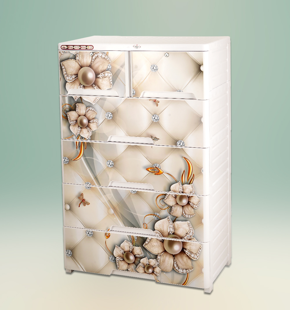 Buy RFL Wardrobe Double 5D KD Elegant HD - Moonstone at Best Price In Bangladesh