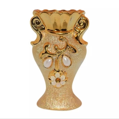 Picture of Ceramic Flower Vase - Tan