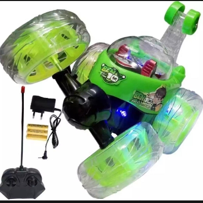 Picture of Ben 10 Remote Controlled Rechargeable 360 Degree Twister Stunt Car for Kids with Music