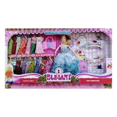 Picture of Elegant Doll set widow box  toys Barbie